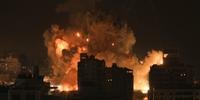 Resposta israelense tem bombardeios intensos na região da Faixa de Gaza