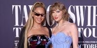 Afastando rumores de uma possível rivalidade, Beyoncé demostrou apoio à Taylor