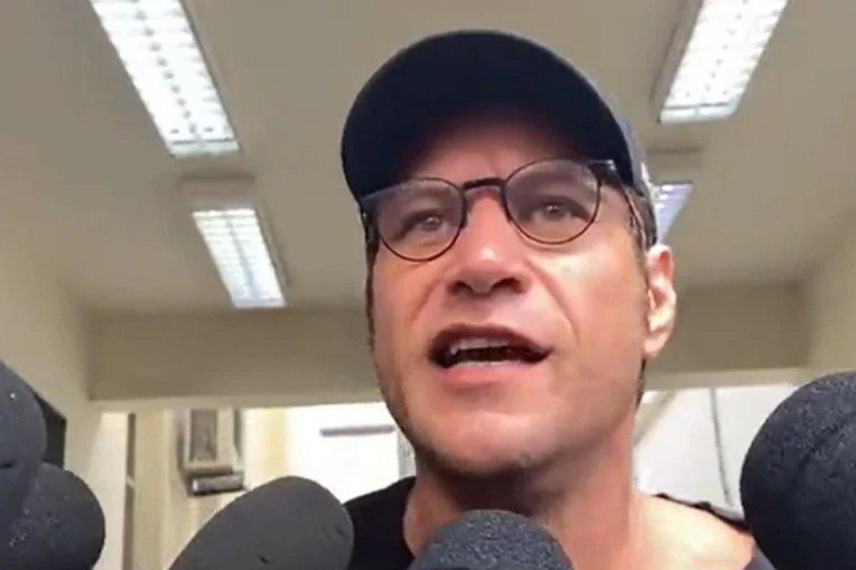 Diego foi preso em flagrante no final de setembro por porte ilegal de arma de fogo