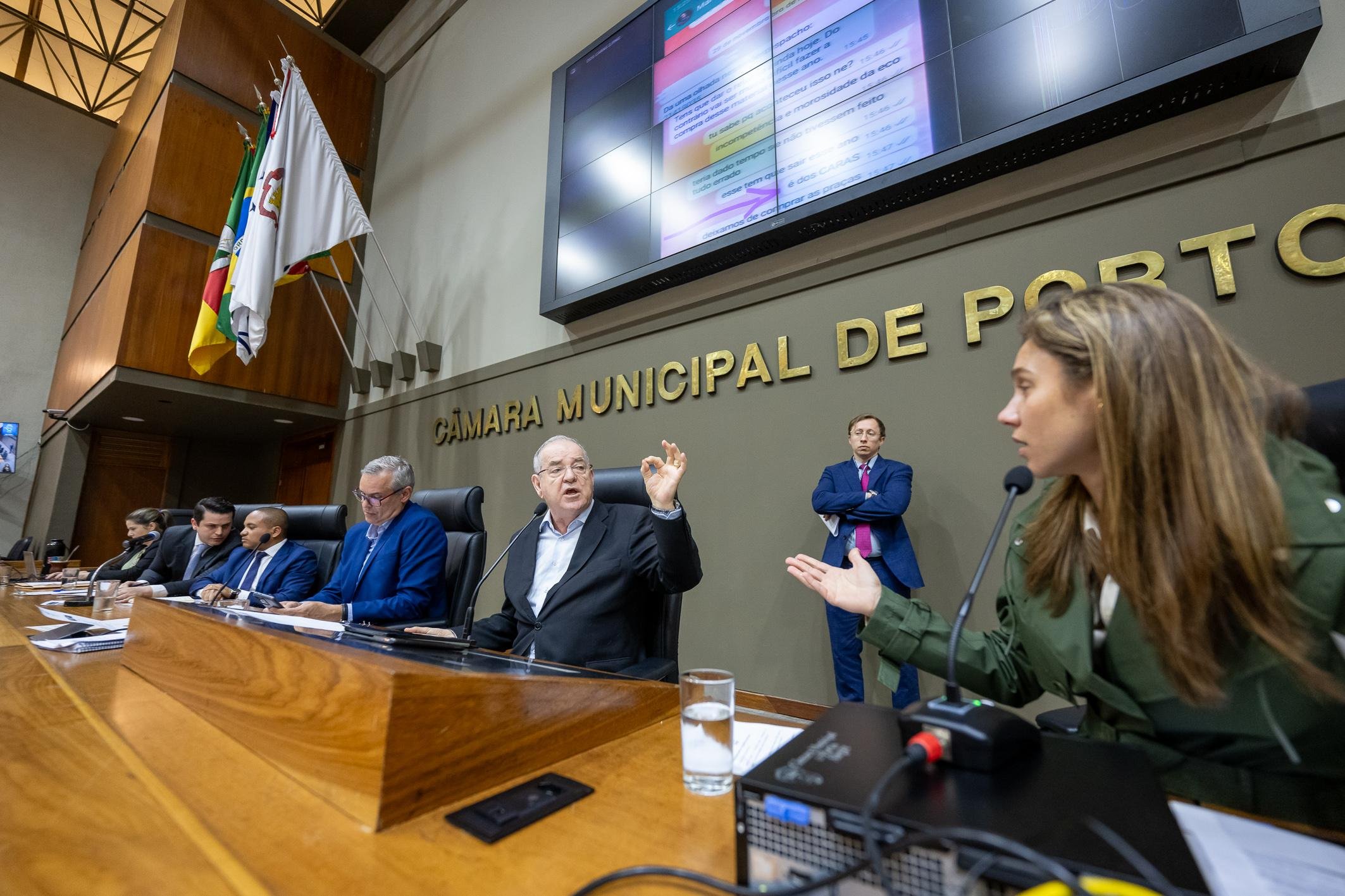 Oitiva foi interrompida por discuss&atilde;o entre Cechim e Mari Pimentel