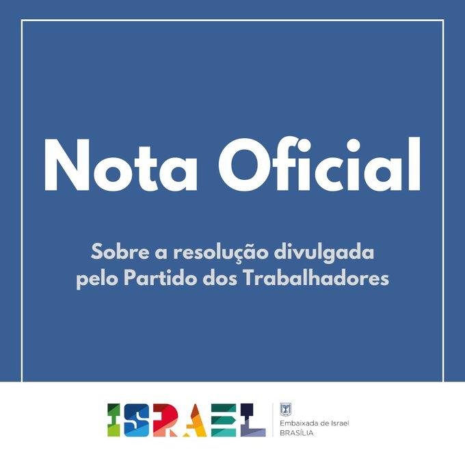 O partido expressou no texto sua condena&ccedil;&atilde;o aos "ataques inaceit&aacute;veis, assassinatos e sequestro de civis, cometidos tanto pelo Hamas quanto pelo Estado de Israel, que realiza, neste exato momento, um genoc&iacute;dio contra a popula&ccedil;&atilde;o de Gaza, por meio de um conjunto de crimes de guerra"