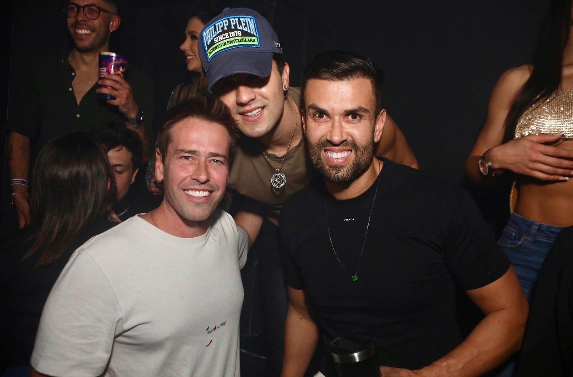 Marcus Paulo Magalh&atilde;es, Luan Santana e Rodrigo Billi na Provocateur