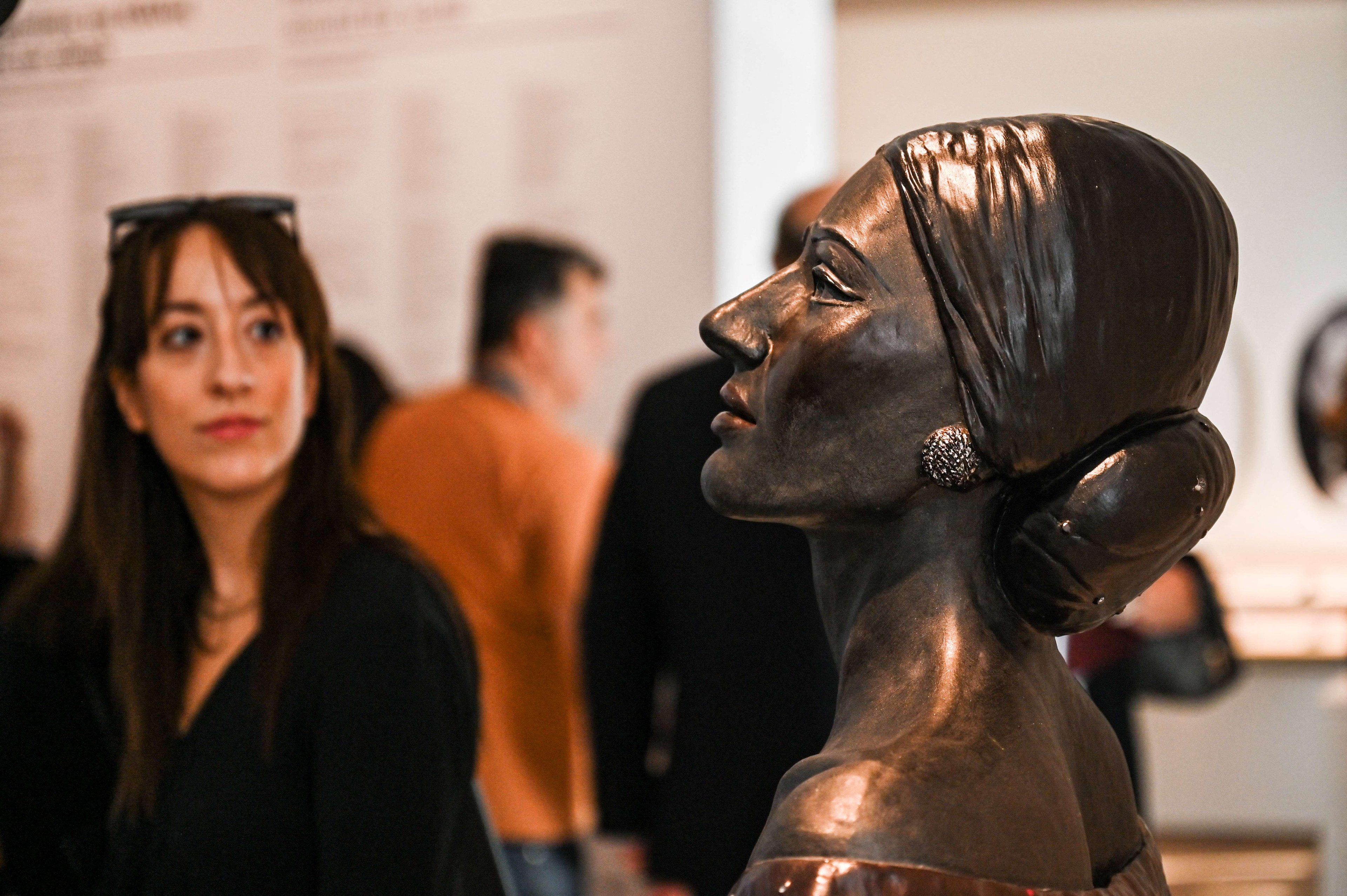 Busto de Maria Callas est&aacute; na exposi&ccedil;&atilde;o