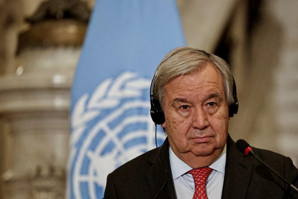 Ant&oacute;nio Guterres disse que o sistema humanit&aacute;rio em Gaza enfrenta um colapso total