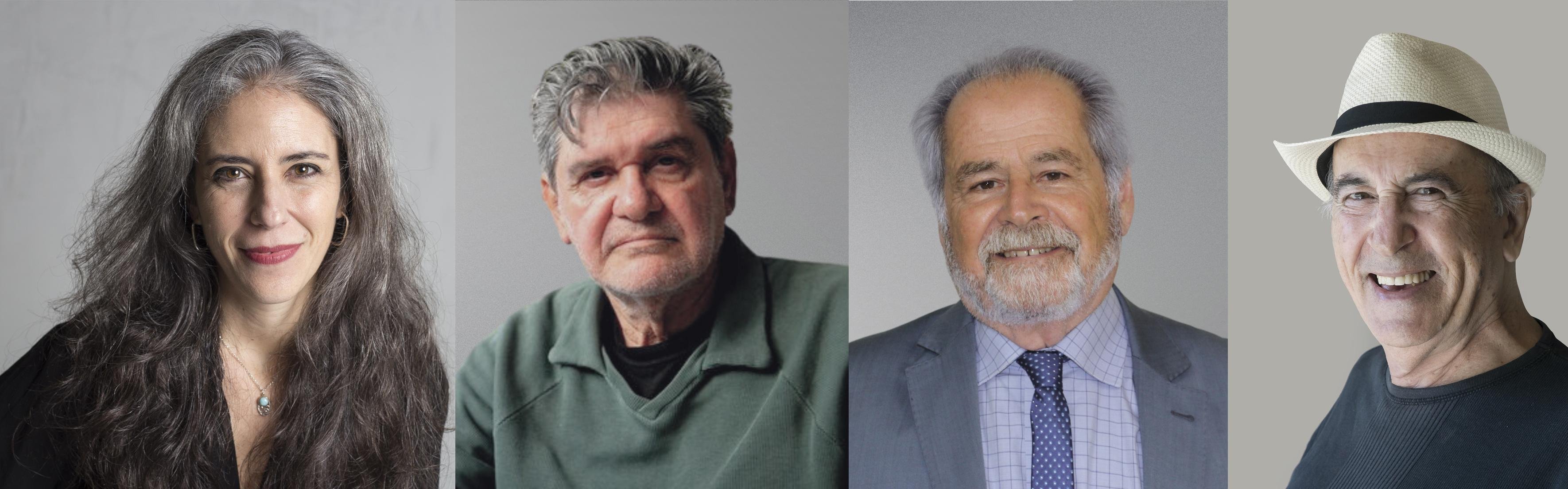 Tabajara Ruas conversa com Alcy Cheuiche e Mario Delgado Apara&iacute;n em mesa no Audit&oacute;rio Barbosa Lessa