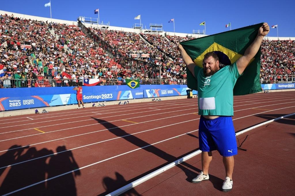 Arremessador brasileiro conseguiu medalha no quinto arremesso