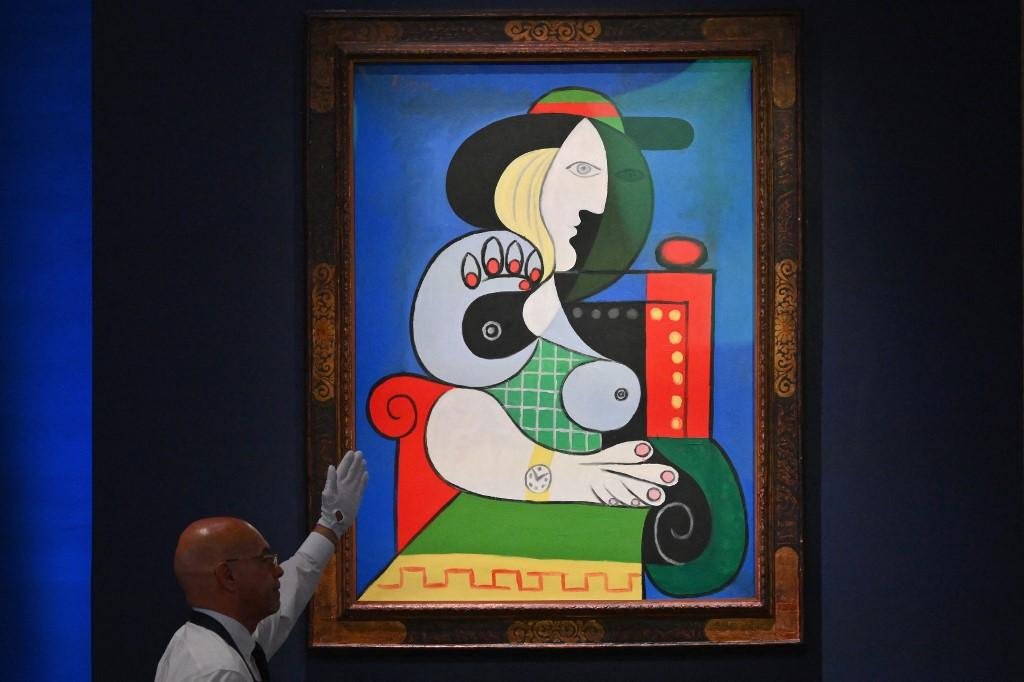 Pintura de Picasso retrata Marie-Th&eacute;r&egrave;se Walter,  "musa de ouro" do artista