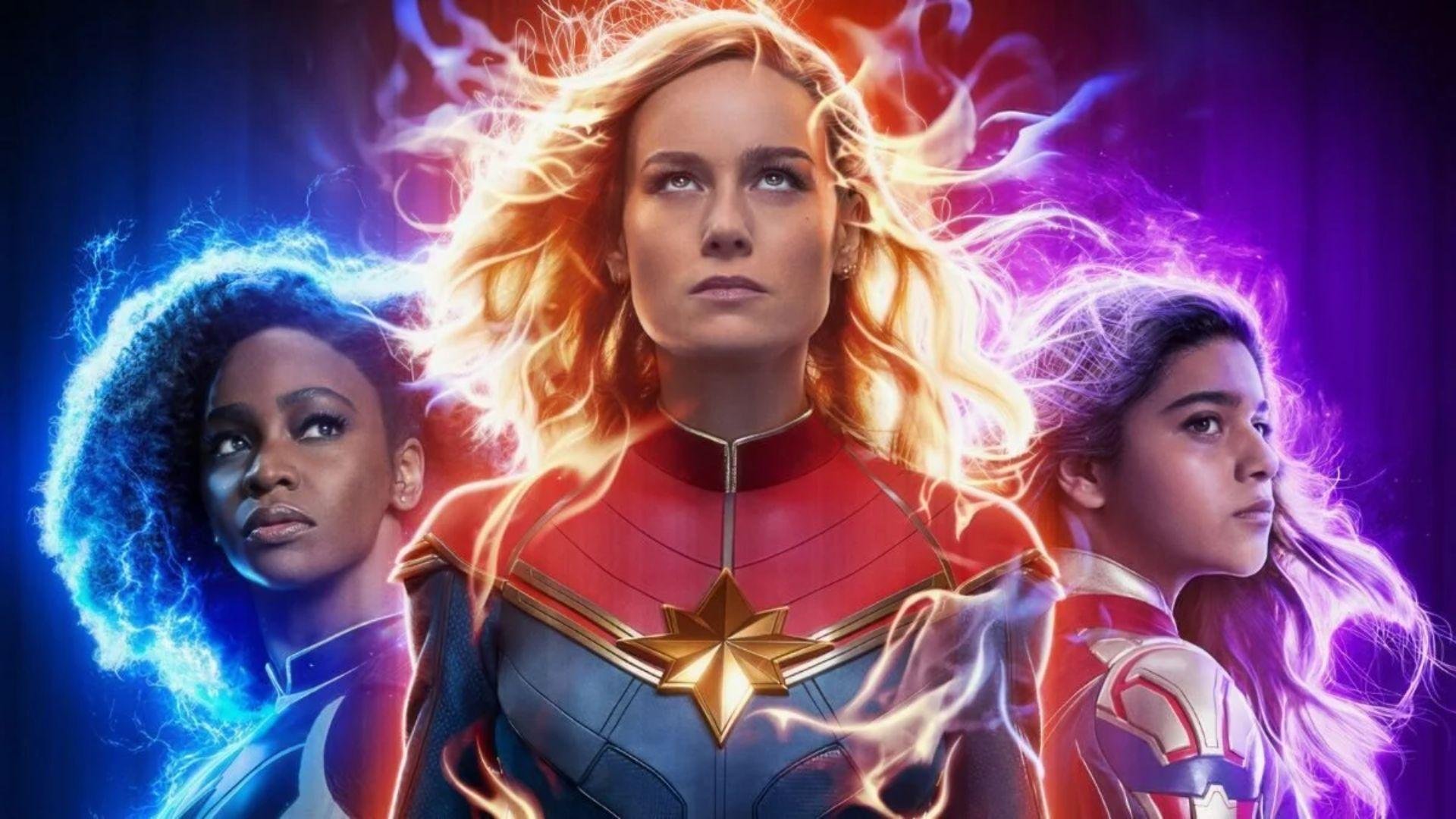 Brie Larson, que interpreta Carol Danvers em "Capit&atilde; Marvel", recebe Monica Rambeau e Kamala Khan