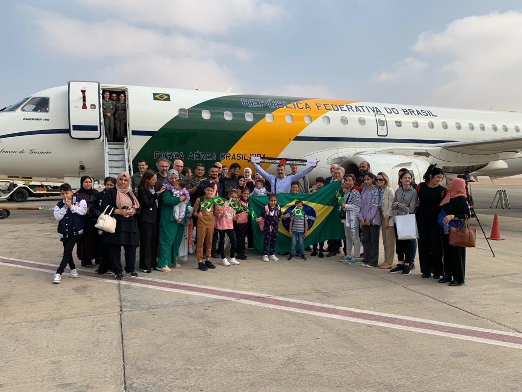 Grupo embarcou do Egito