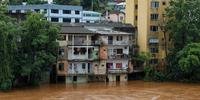 Fortes chuvas causaram inundações em diversas cidades catarinenses