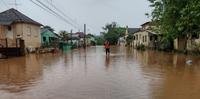 Bairros Navegantes, Quilombo e Vila Rica foram são afetados pela inundação