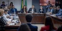 Deputados estaduais receram representantes da bancada gaúcha em Brasília