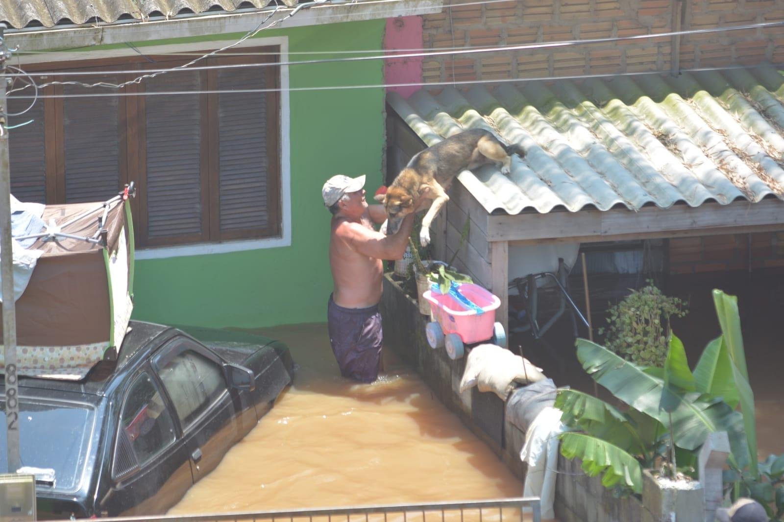 Os bairros mais atingidos pelos alagamentos em Eldorado do Sul s&atilde;o: Ch&aacute;cara, Cidade Verde, Picada, Vila da Paz, Sans, Souci, Irga e Centro