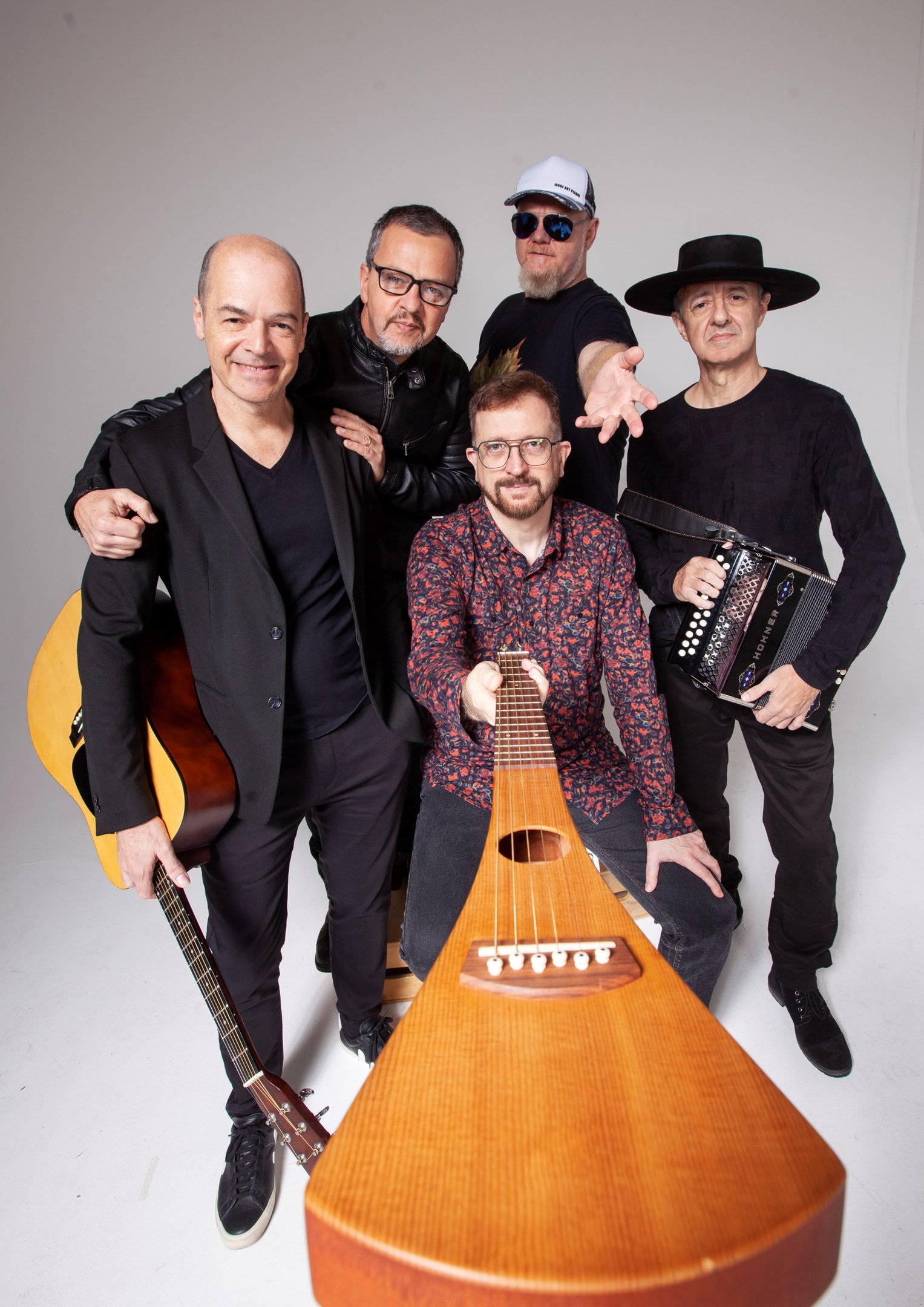 Os Nenhum de N&oacute;s: Carlos Stein, Veco Marques, Thedy Corr&ecirc;a, Sady Homrich e Jo&atilde;o Vicenti