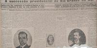 Edição do dia 25 de janeiro de 1928 anuncia a posse de Getúlio Vargas, sucedendo Borges de Medeiros