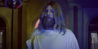 Fábio Porchat interpreta Jesus no especial de Natal do Porta dos Fundos. Registro do episódio de 2020