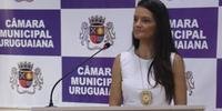 Delegada Caroline Huber comanda a DEAM de Uruguaiana