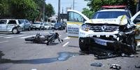Acidente com quatro veículos causa morte na avenida Assis Brasil, em Porto Alegre