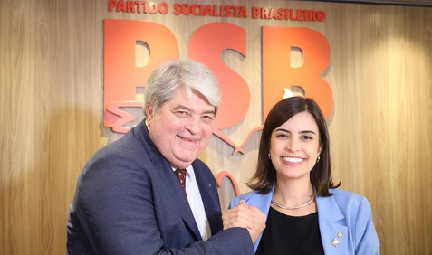 "Urgente, urgente! Essa &eacute; a grande realidade: ele chegou. Jos&eacute; Luiz Datena um dos maiores comunicadores do Brasil, se filiou, hoje, ao PSB. Seja bem vindo, Datena", diz Alckmin em seu post