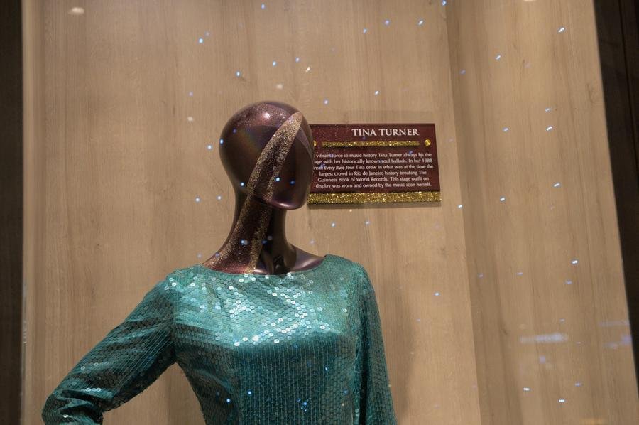 Vestido de Tina Turner que integra a Memorabilia do Hard Rock