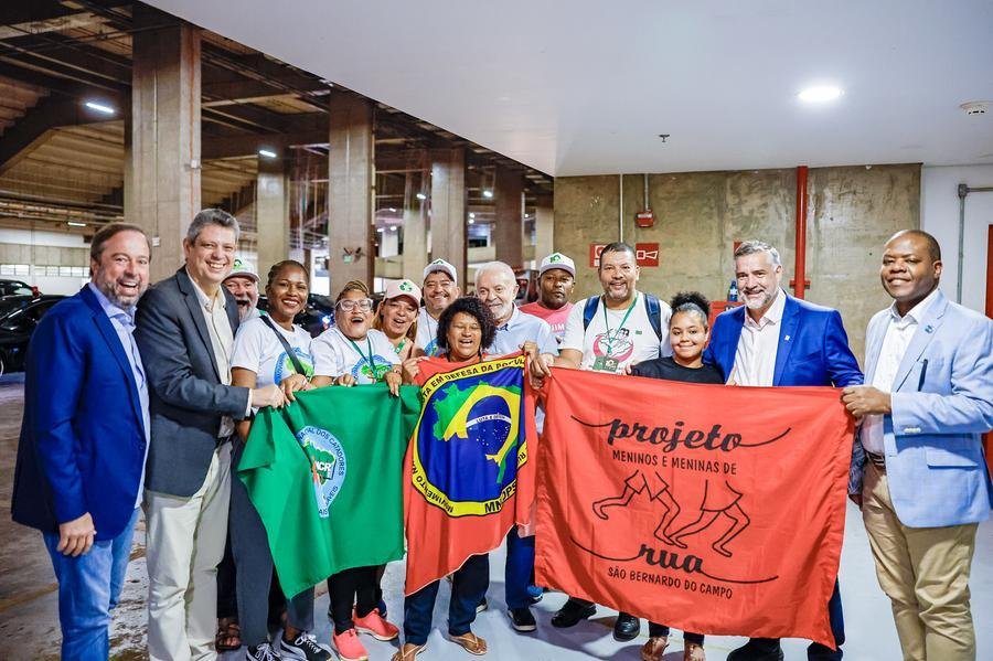 Presidente participou do 20&deg; Natal dos Catadores, em Bras&iacute;lia