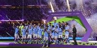 Manchester City levantou a taça do Mundial de Clubes após golear o Fluminense na final