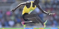 Atleta correu 3.000m com obstáculos no Rio de Janeiro