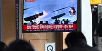 Coreia do Norte lança série de mísseis