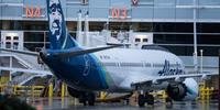 Boeing 737 MAX 9 da Alaska Airlines, similar ao avião que sofreu avaria em janela