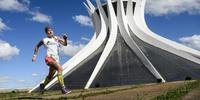 Fernanda Maciel durante a Wings for Life World Run em Brasília