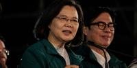 Tsai Ing-wen apoiou o candidato eleito, Lai Ching-te, nas eleições do país