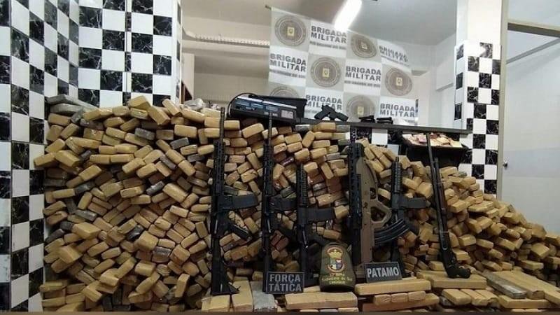 BM apreendeu 13 toneladas de drogas em 2023