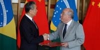 Ideia foi repassada pelo chanceler chinês, Wang Yi, em reunião nesta sexta-feira em Brasília