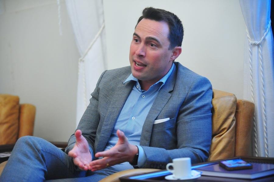 Rafael Mattos, Presidente do Grupo Vow, em visita ao Correio do Povo.