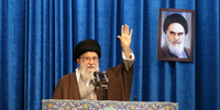 O ayatollah Ali Khamenei, autoridade máxima do Irã.