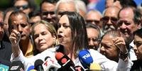 Segundo tribunal, Machado está envolvida em atos de corrupção relacionados com Juan Guaidó, líder opositor