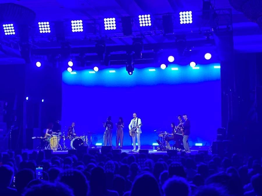 A apresenta&ccedil;&atilde;o foi uma despedida da turn&ecirc; &ldquo;Tinta y Tiempo&rdquo; no balne&aacute;rio uruguaio