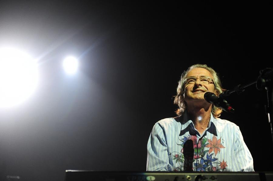 Nico Nicolaiewsky em show de reabertura do Audit&oacute;rio Ara&uacute;jo Vianna, realizado em 20 de setembro de 2012