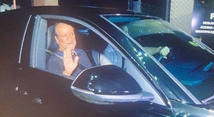 Valdemar cumprimentou os jornalistas, mas n&atilde;o comentou sobre sua pris&atilde;o
