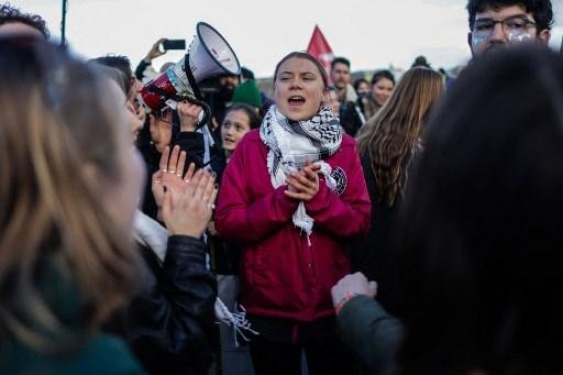 A jovem ativista sueca n&atilde;o fez nenhuma declara&ccedil;&atilde;o
