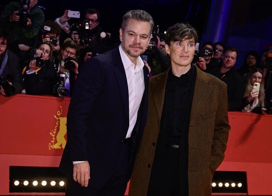 Matt Damon e Cillian Murphy em Berlim