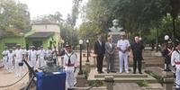 A estátua em pasta de mármore pode ser visitada na Praça que  leva o nome do Almirante, já a de bronze  está sobre a guarda da Marinha