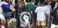 Protesto contra prisão e agressão a motoboy no bairro Bom Fim