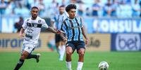 Du Queiroz fez boa estreia pelo Grêmio no último sábado