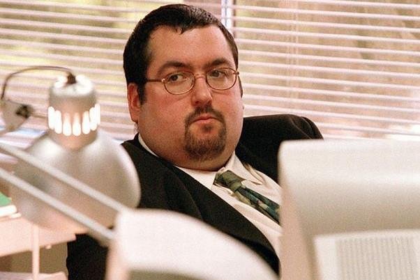 Ewen MacIntosh em cena da s&eacute;rie 'The Office'