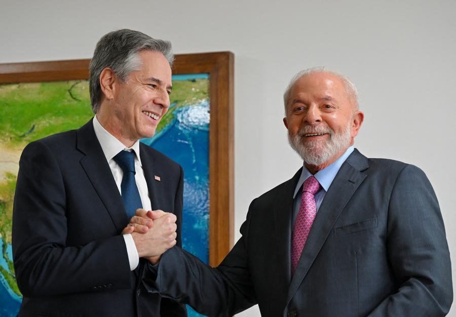 Antony Blinken diz que EUA e Brasil s&atilde;o parceiros e trabalham de forma bilateral e global