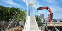 Reforma da ponte pênsil no Rio Mampituba deverá estar finalizada ainda em 2024