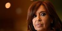 A ex-presidente argentina Cristina Fernandez de Kirchner participa de conferência sobre 