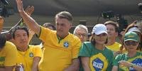 Bolsonaro esteve na capital paulista para participar do ato em seu apoio na Avenida Paulista, no domingo