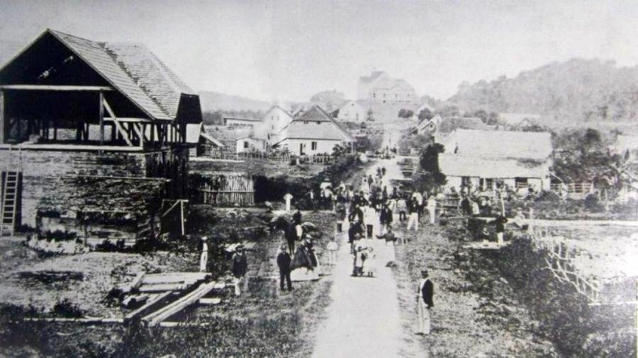 A chegada de imigrantes alem&atilde;es em Santa Catarina vinha crescendo